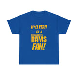 Los Angeles Rams Football Unisex Heavy Cotton Tee