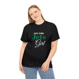 New York Jets Girl Unisex Heavy Cotton Tee