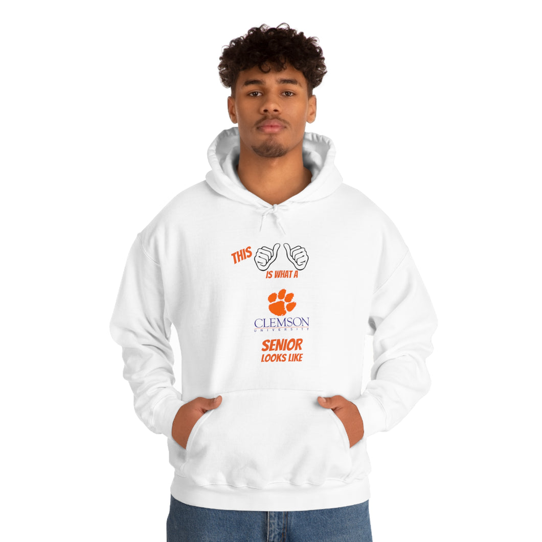 This Is What A Clemson Senior Looks Like Unisex Heavy Blend™ Hooded Sweatshirt