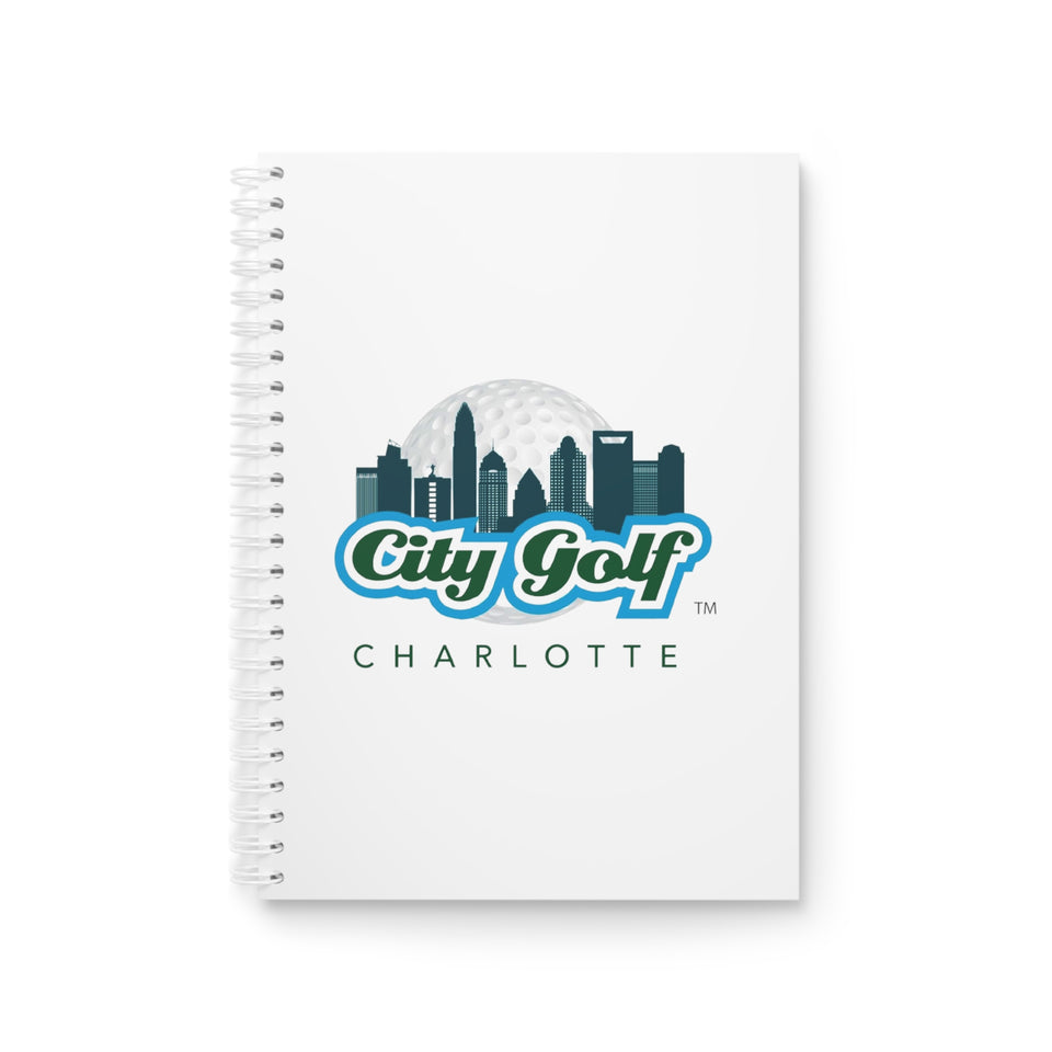 City Golf Charlotte Spiral Notebook