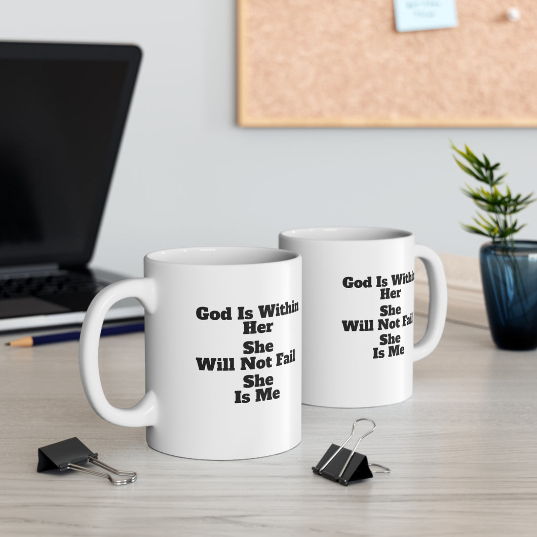 God Is Ceramic Mug 11oz