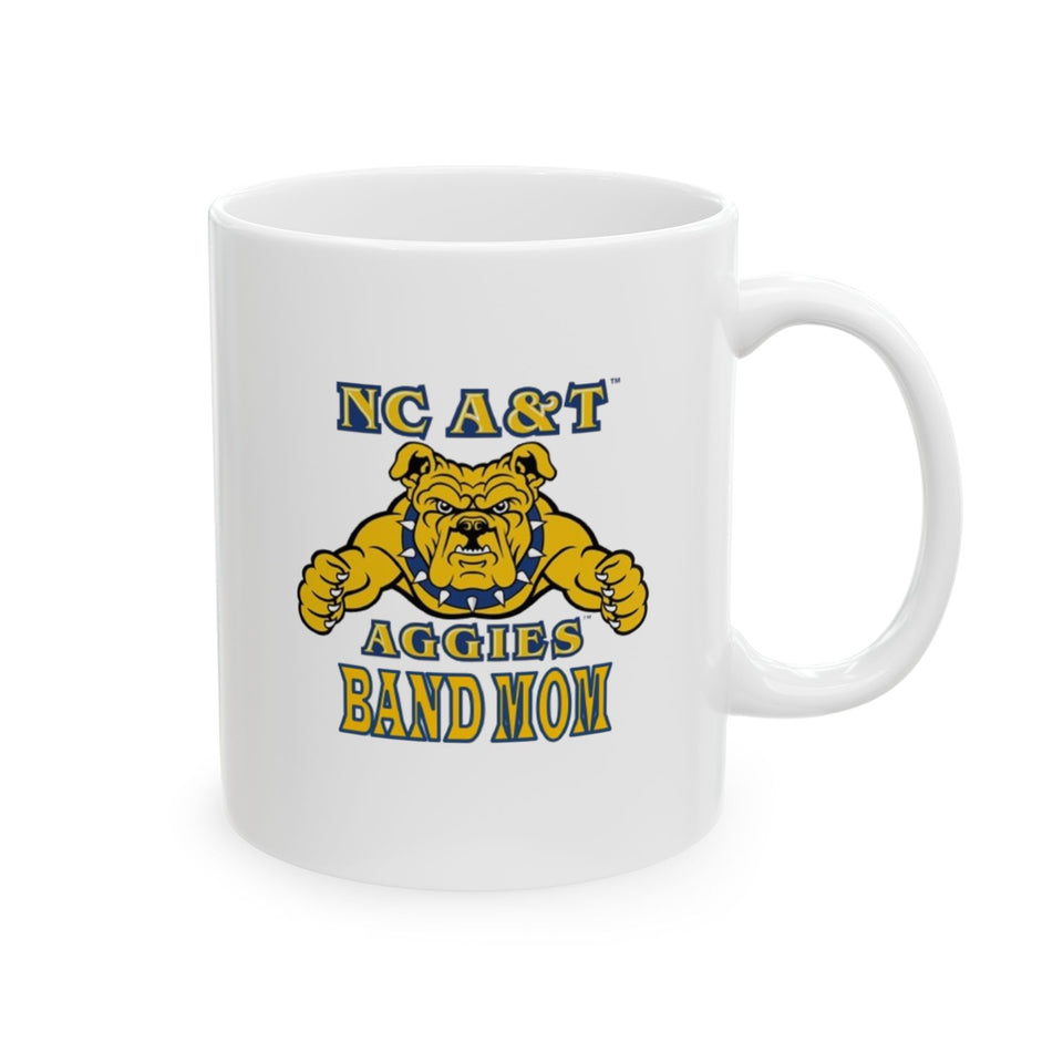 NC A&T Band Mom Ceramic Mug, (11oz, 15oz)