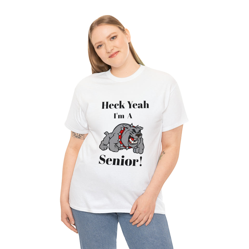 Heck Yeah I'm A Butler High School Senior Class Of 2024 Unisex Heavy Cotton Tee