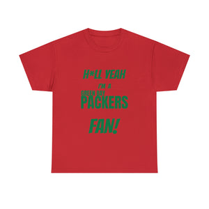 Green Bay Packers Football Unisex Heavy Cotton Tee