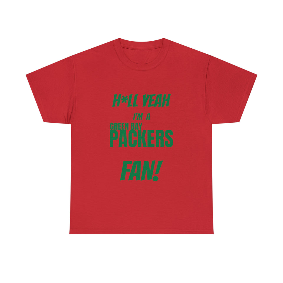 Green Bay Packers Football Unisex Heavy Cotton Tee