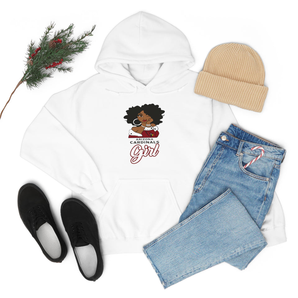Arizona Cardinals Girl Unisex Heavy Blend™ Hooded Sweatshirt