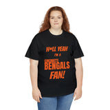 Cincinatti Bengals Football Unisex Heavy Cotton Tee