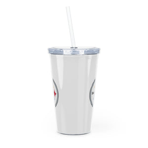 Pittsburgh Steelers Plastic Tumbler with Straw