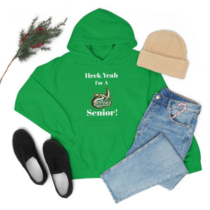 Heck Yeah I'm A UNCC Senior Unisex Heavy Blend™ Hooded Sweatshirt