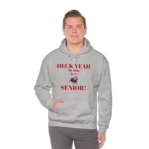 Heck Yeah My Son is A Gardner Webb Senior Unisex Heavy Blend™ Hooded Sweatshirt