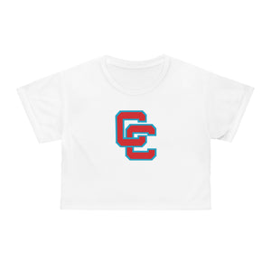 Charlotte Catholic Crop Tee (AOP)