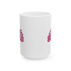 Support Squad Breast Cancer Awareness Ceramic Mug, (11oz, 15oz)