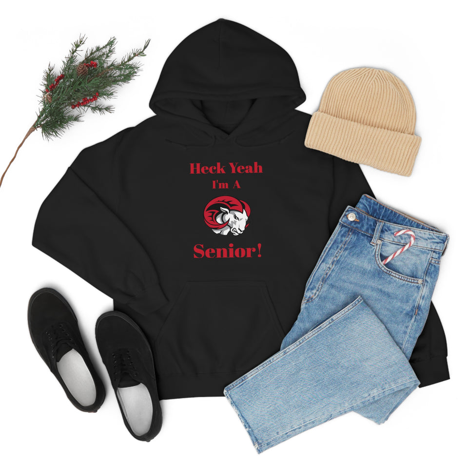 Heck Yeah I'm A WSSU Senior Unisex Heavy Blend™ Hooded Sweatshirt