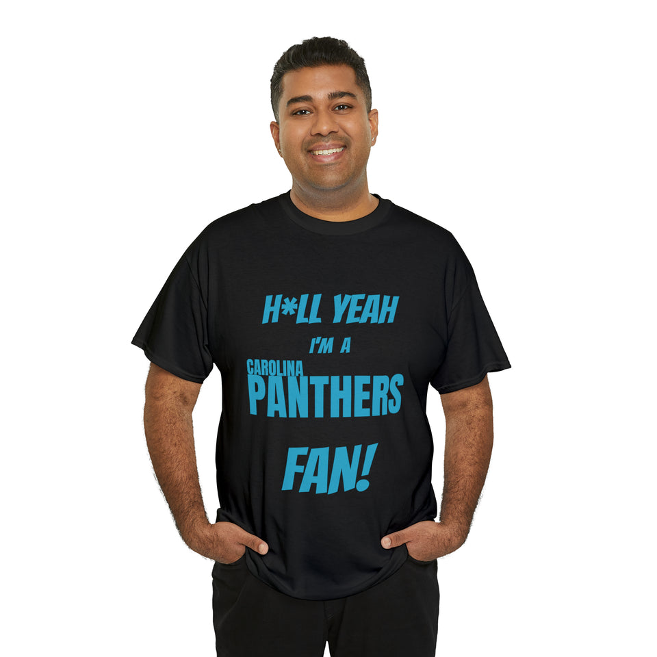Carolina Panthers Football Unisex Heavy Cotton Tee