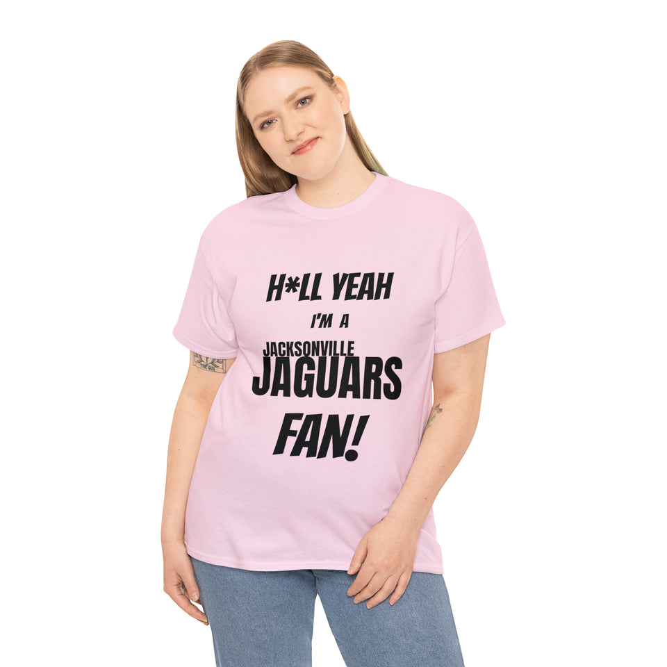 Jacksonville Jaguars Football Unisex Heavy Cotton Tee