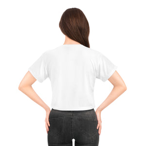 Charlotte Catholic Crop Tee (AOP)