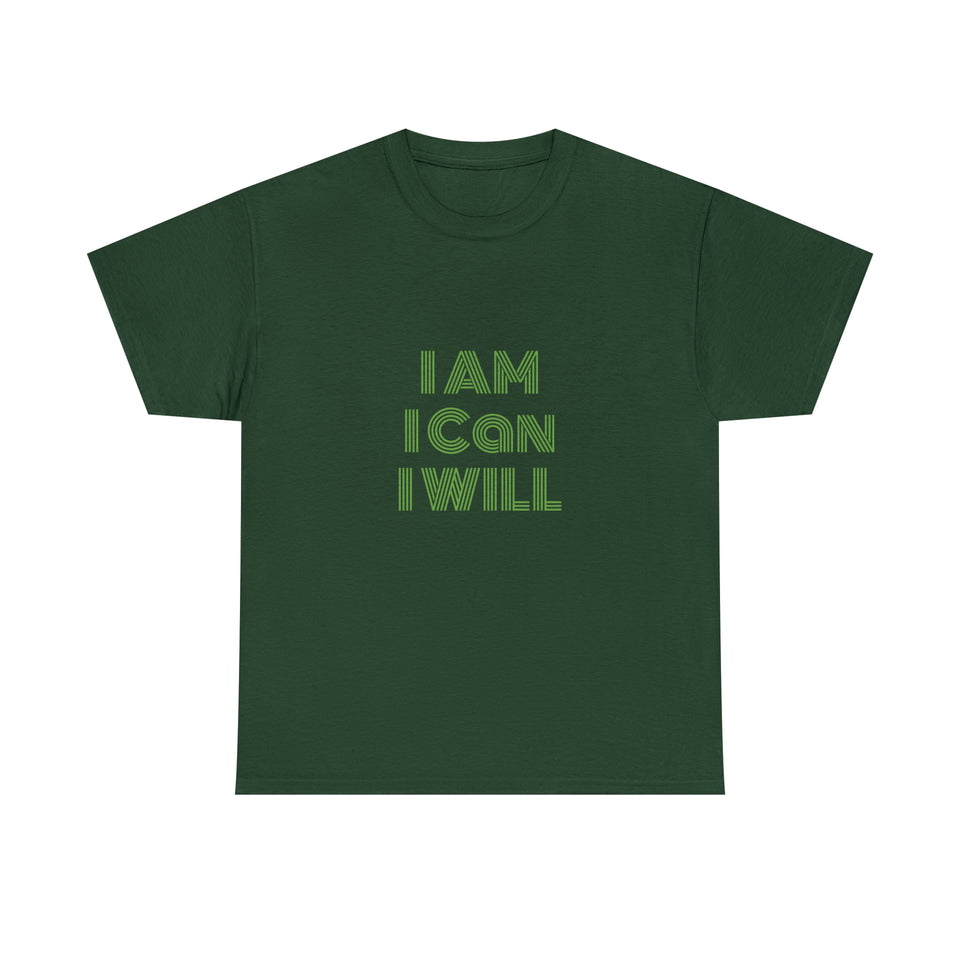 I Am I Can I Will Unisex Heavy Cotton Tee