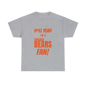Chicago Bears Football Unisex Heavy Cotton Tee