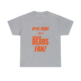 Chicago Bears Football Unisex Heavy Cotton Tee