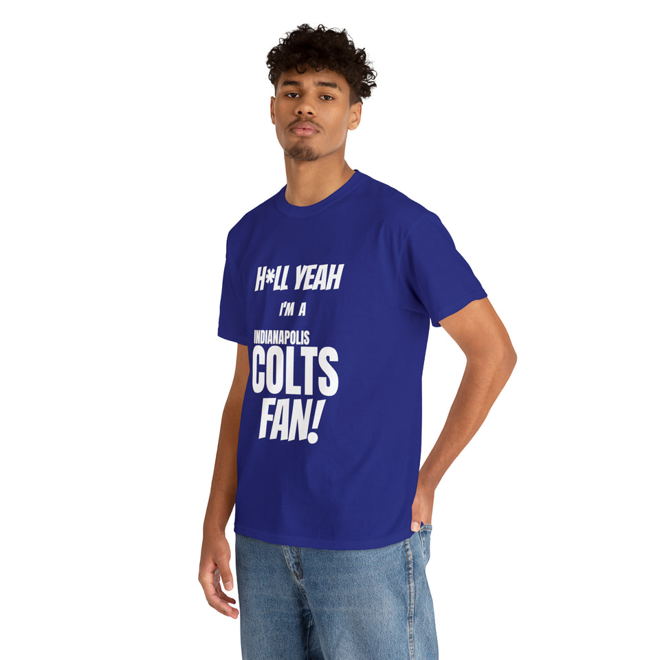 Indianapolis Colts Football Unisex Heavy Cotton Tee