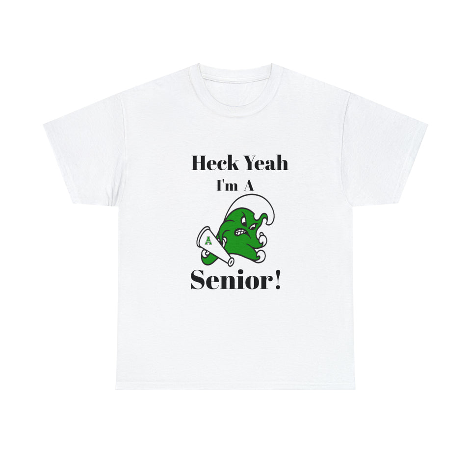 Heck Yeah I'm A Ashbrook High School Senior Class Of 2024 Unisex Heavy Cotton Tee