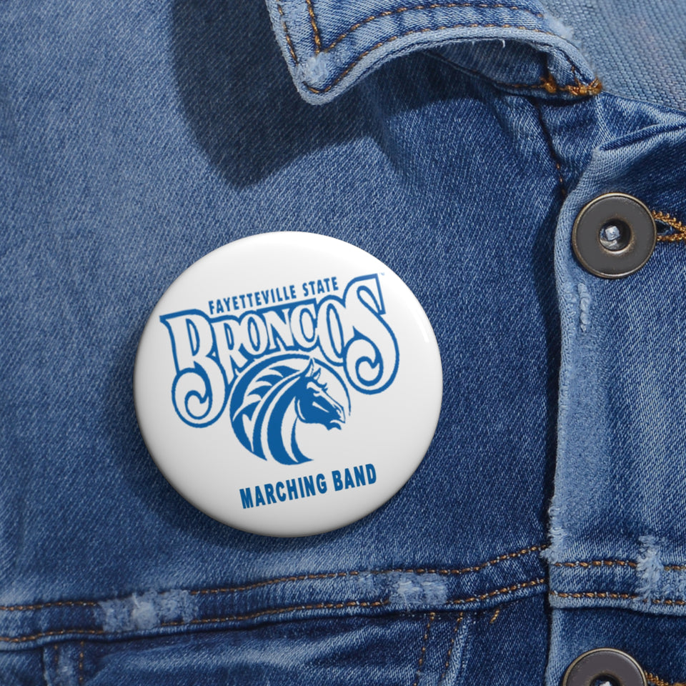 Fayetteville State Marching Band Custom Pin Buttons