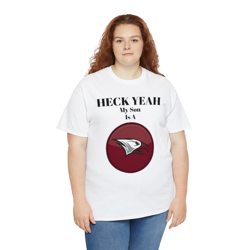 Heck Yeah My Son Is A NCCU Eagle Unisex Heavy Cotton Tee