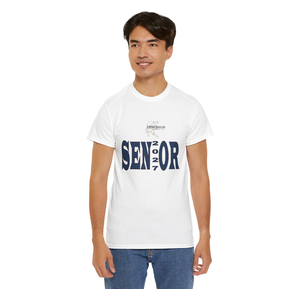 Central Academy of Tech & Arts Senior 2027 Unisex Heavy Cotton Tee