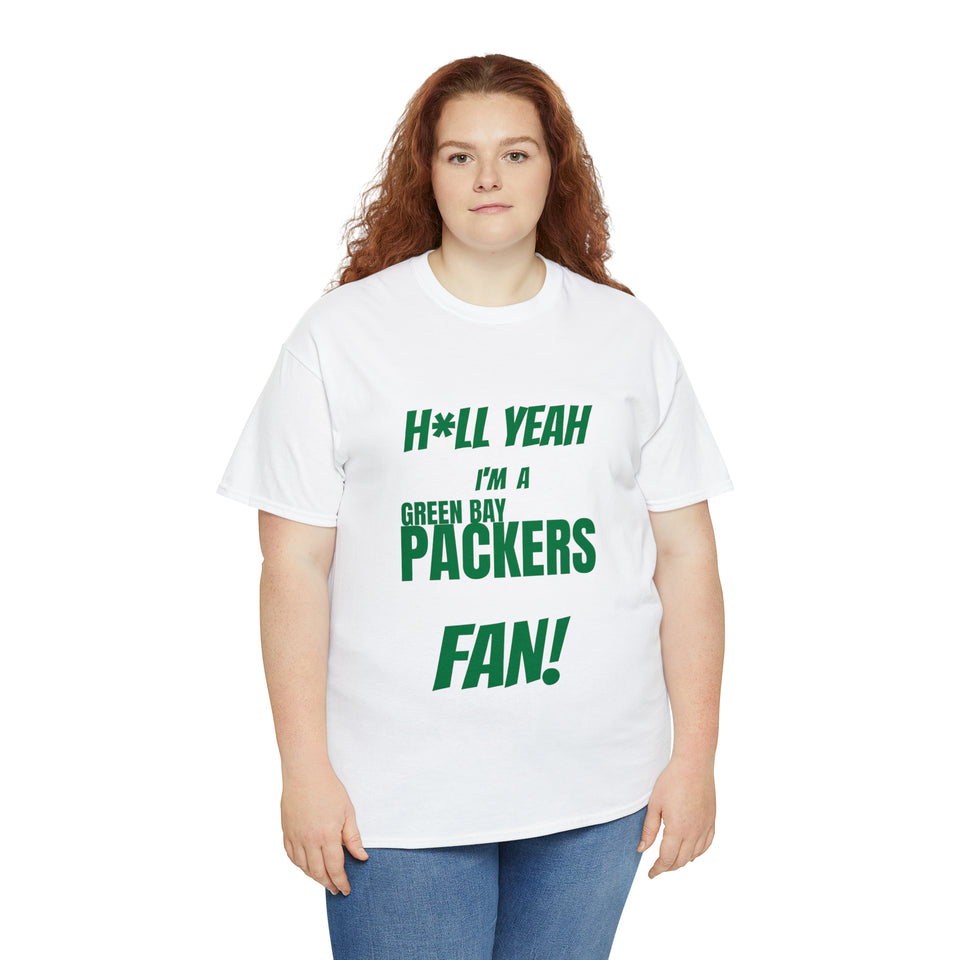 Green Bay Packers Football Unisex Heavy Cotton Tee