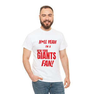 New York Giants Football Unisex Heavy Cotton Tee