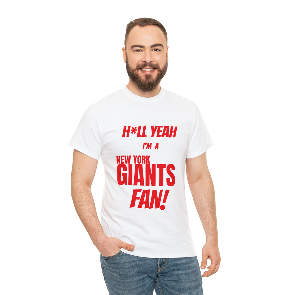 New York Giants Football Unisex Heavy Cotton Tee
