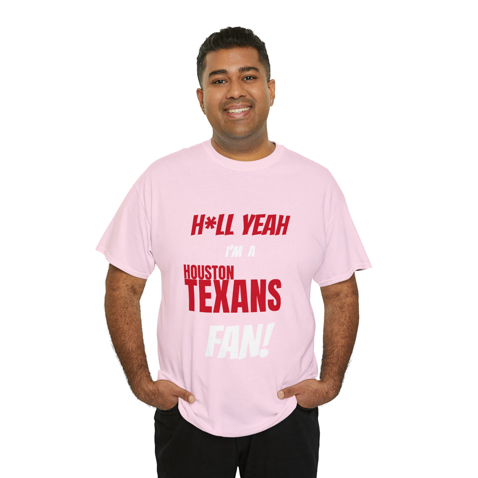 Houston Texans Football Unisex Heavy Cotton Tee