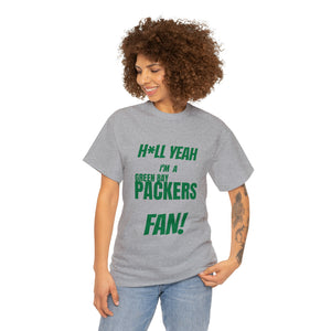 Green Bay Packers Football Unisex Heavy Cotton Tee
