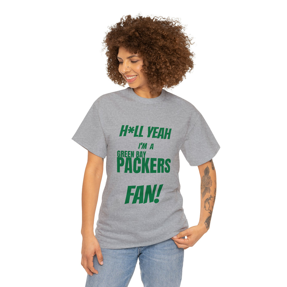 Green Bay Packers Football Unisex Heavy Cotton Tee