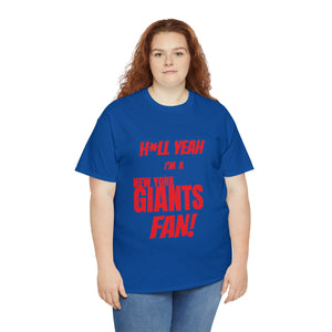 New York Giants Football Unisex Heavy Cotton Tee