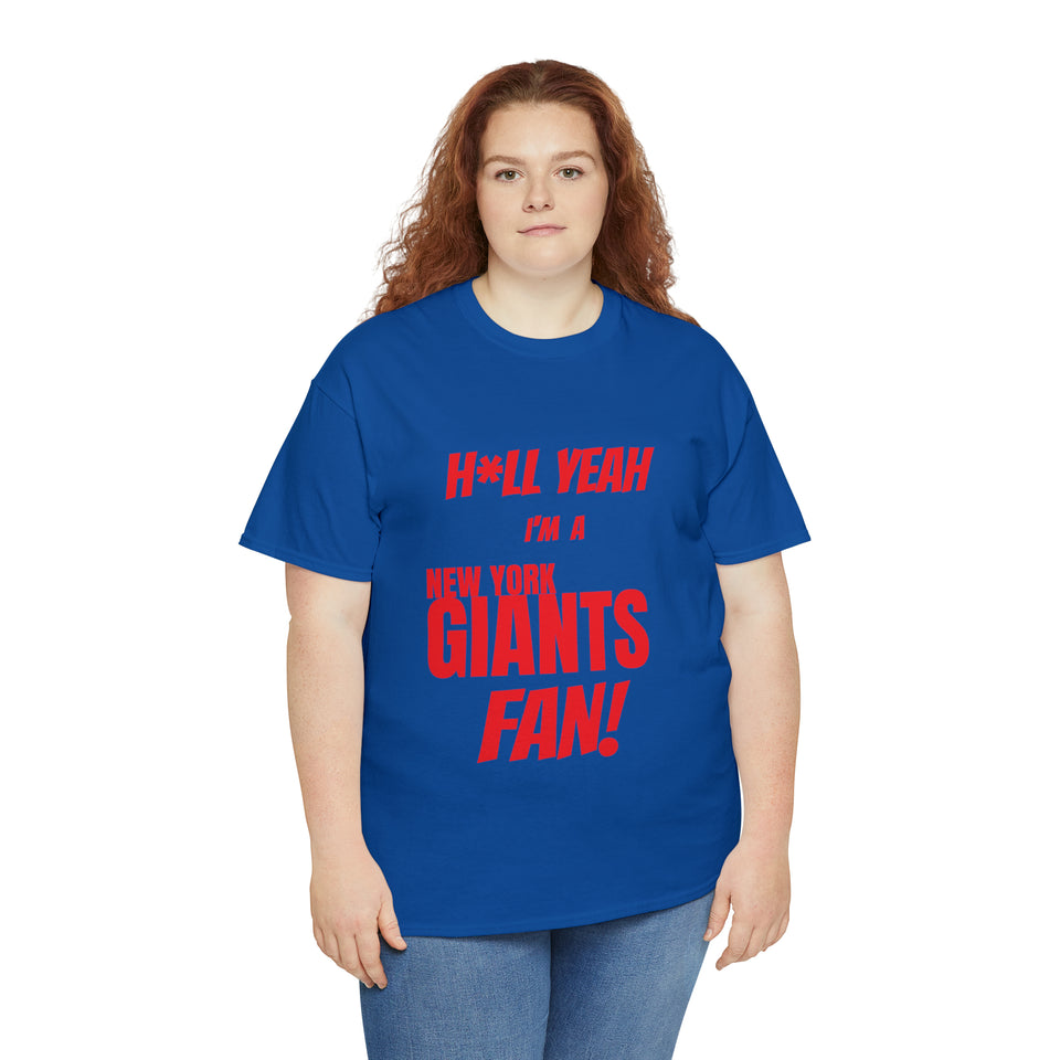 New York Giants Football Unisex Heavy Cotton Tee