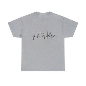 Love Butterflies Unisex Heavy Cotton Tee