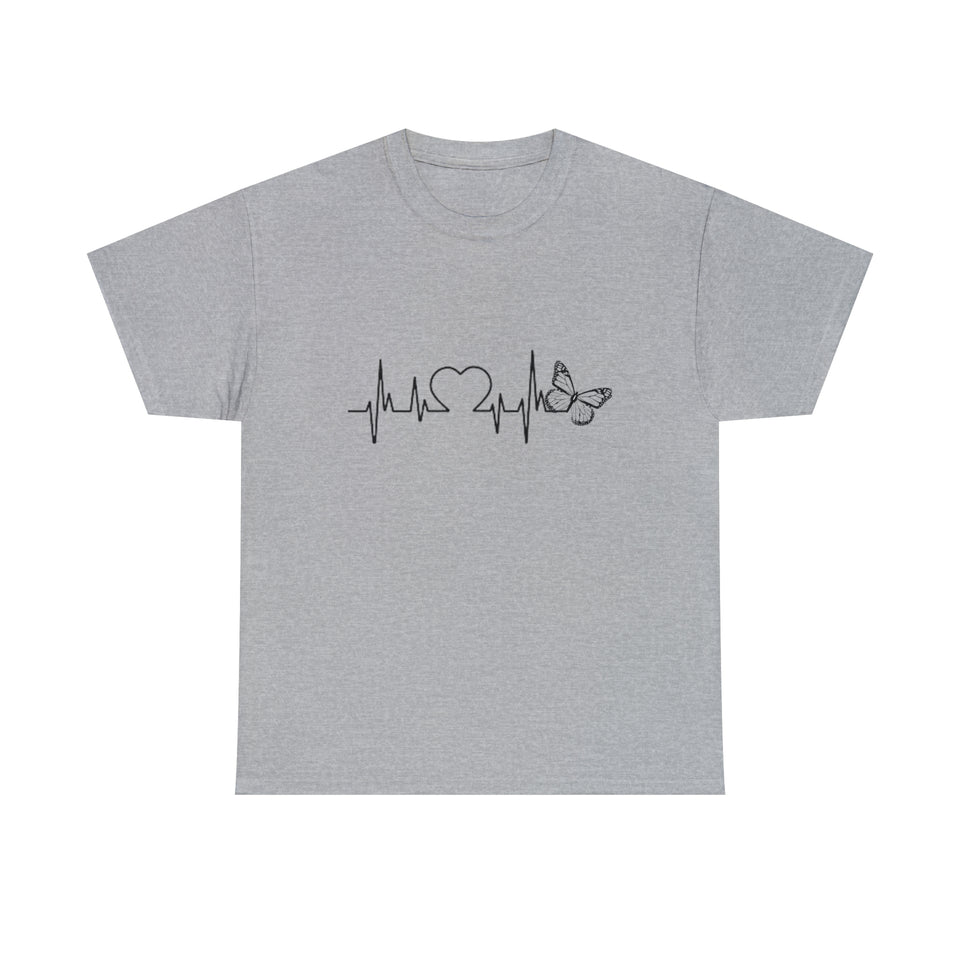 Love Butterflies Unisex Heavy Cotton Tee