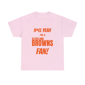 Cleveland Browns Football Unisex Heavy Cotton Tee