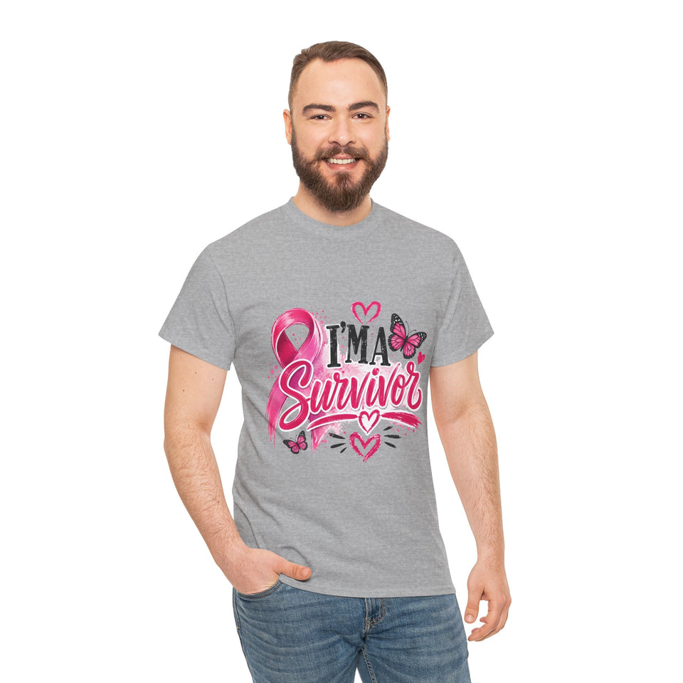 Breast Cancer Awareness Unisex Heavy Cotton Tee