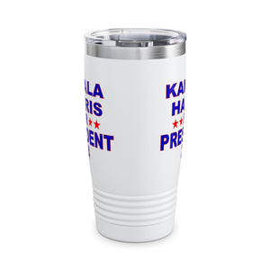 Kamala Harris for President Ringneck Tumbler, 20oz