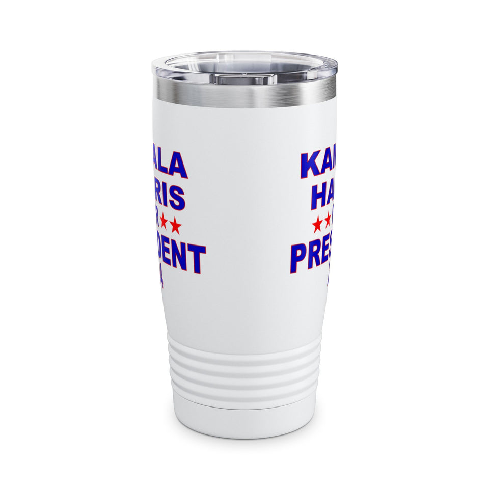 Kamala Harris for President Ringneck Tumbler, 20oz