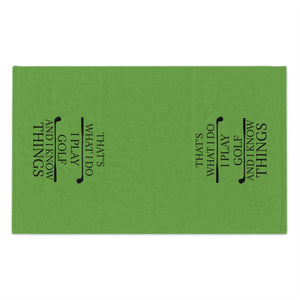 I Play Golf Rally Towel, 11x18