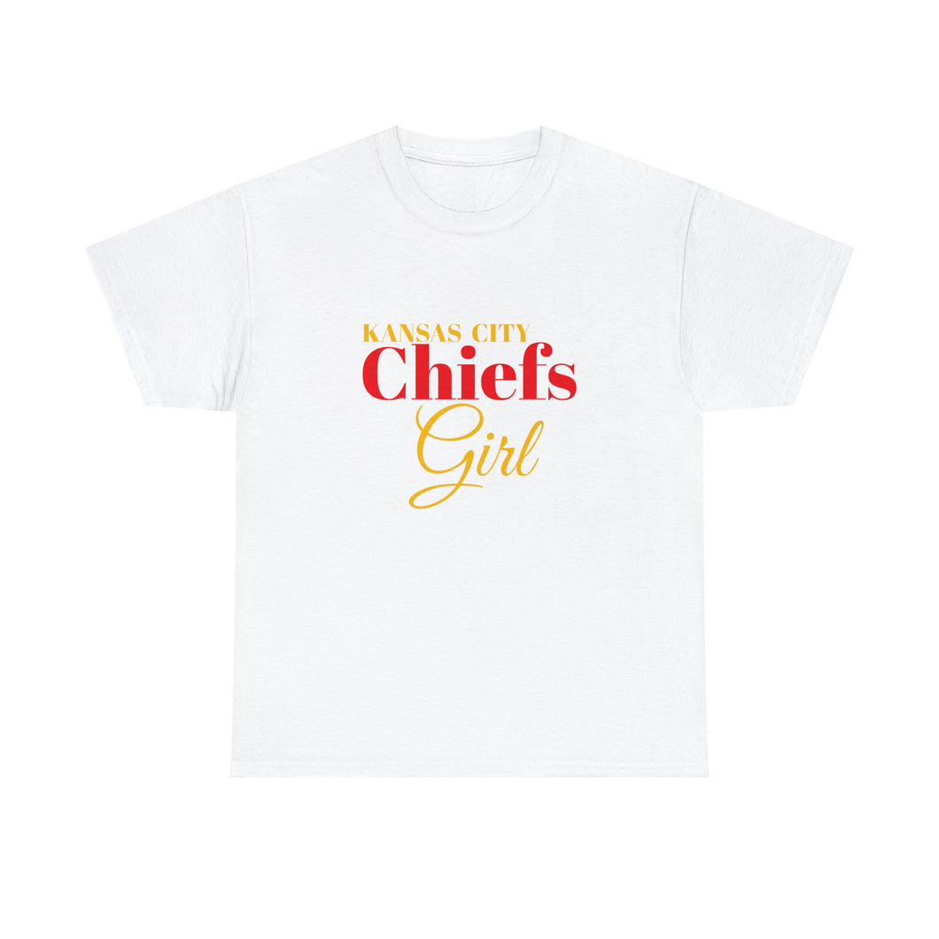 Kansas City Chiefs Girl Unisex Heavy Cotton Tee