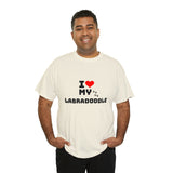 I Love My Labradoodle Unisex Heavy Cotton Tee