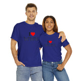 I Love Butterflies Unisex Heavy Cotton Tee