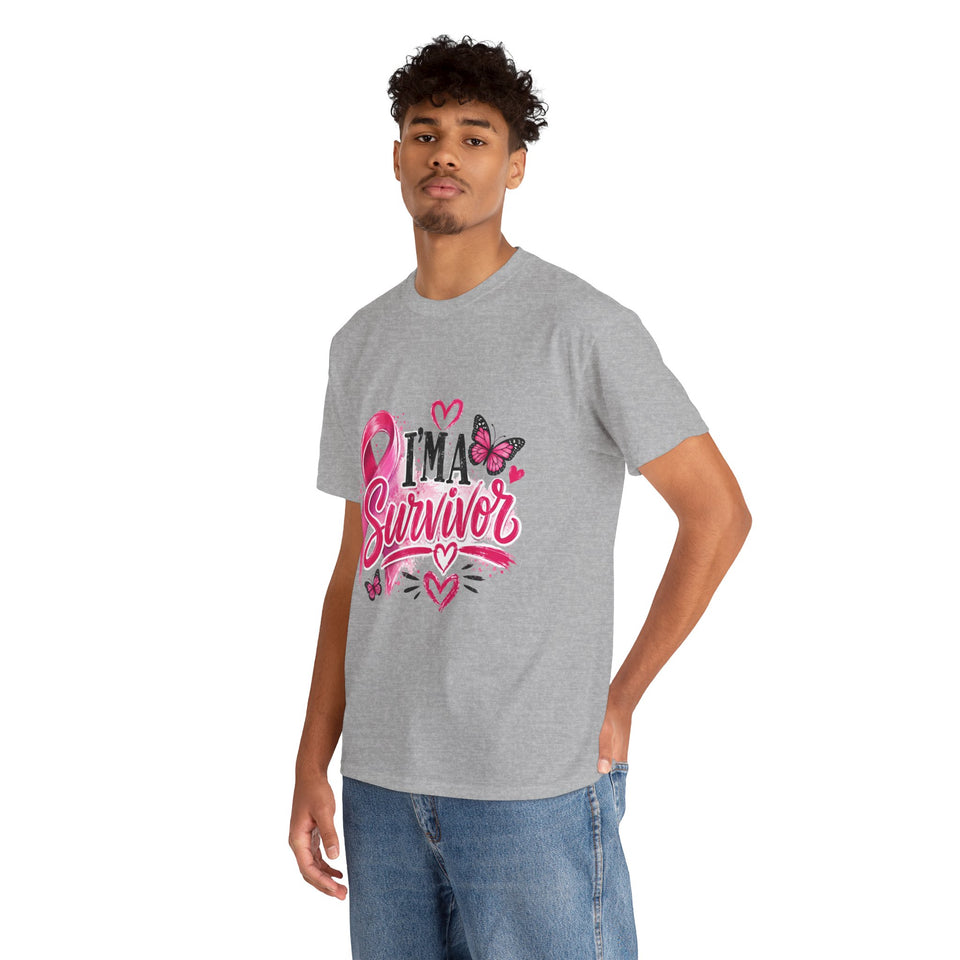 Breast Cancer Awareness Unisex Heavy Cotton Tee