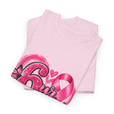 6 Yr Survivor Breast Cancer Awareness Unisex Heavy Cotton Tee
