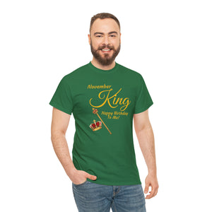 November King Unisex Heavy Cotton Tee