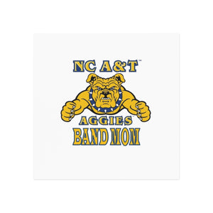 NC A&T Band Mom Square Magnet